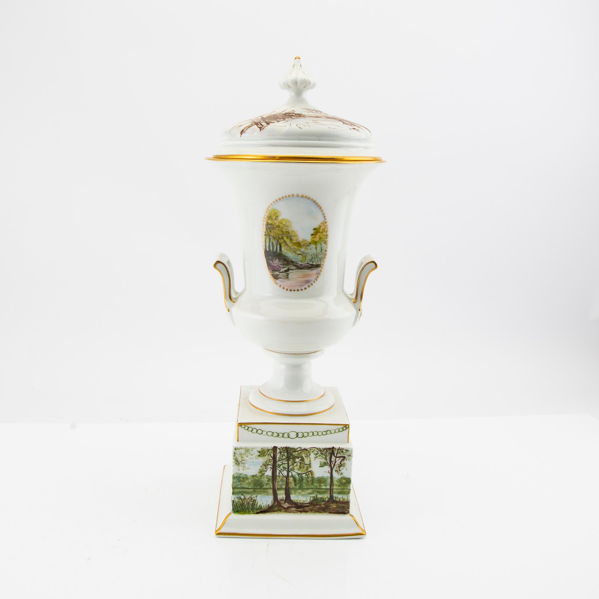 Lock trophy, Rosenthal, porcelain from the second half of the 20th ...