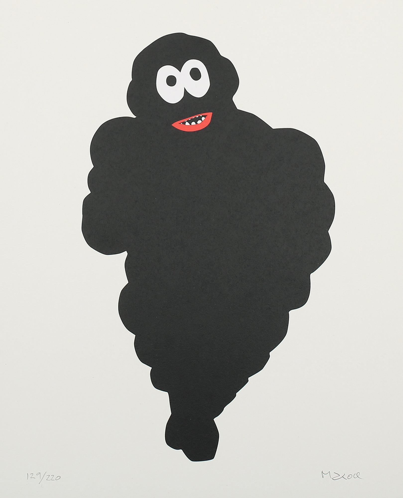 MAKODE LINDE, färglitografi, signerad och numrerad 129/220.