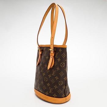 Louis Vuitton,  a Monogram Canvas 'Petit Bucket' bag with pochette.