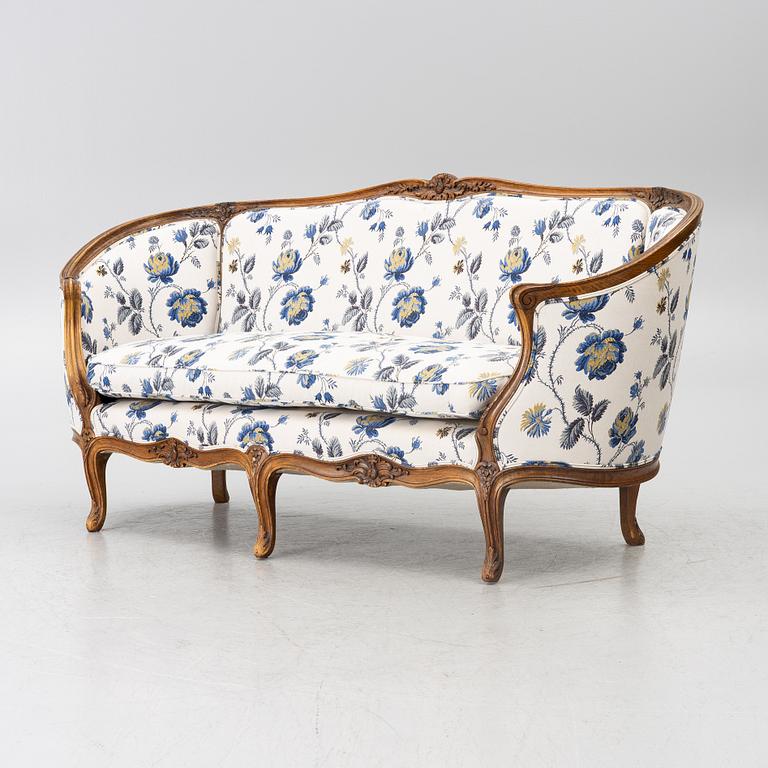 Sofa, Louis XV style, circa 1900.