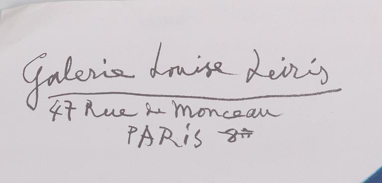 Pablo Picasso, after. 'Harlequin'.