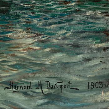 HAYWARD M DAVENPORT, oil on canvas, signed and dated 1903.