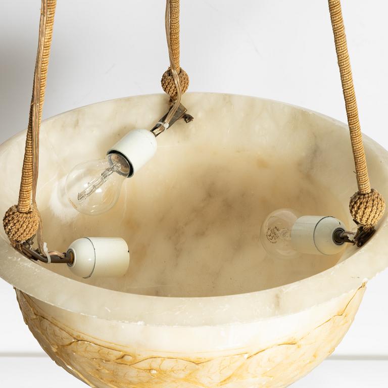 An early 20th century ceiling lamp.