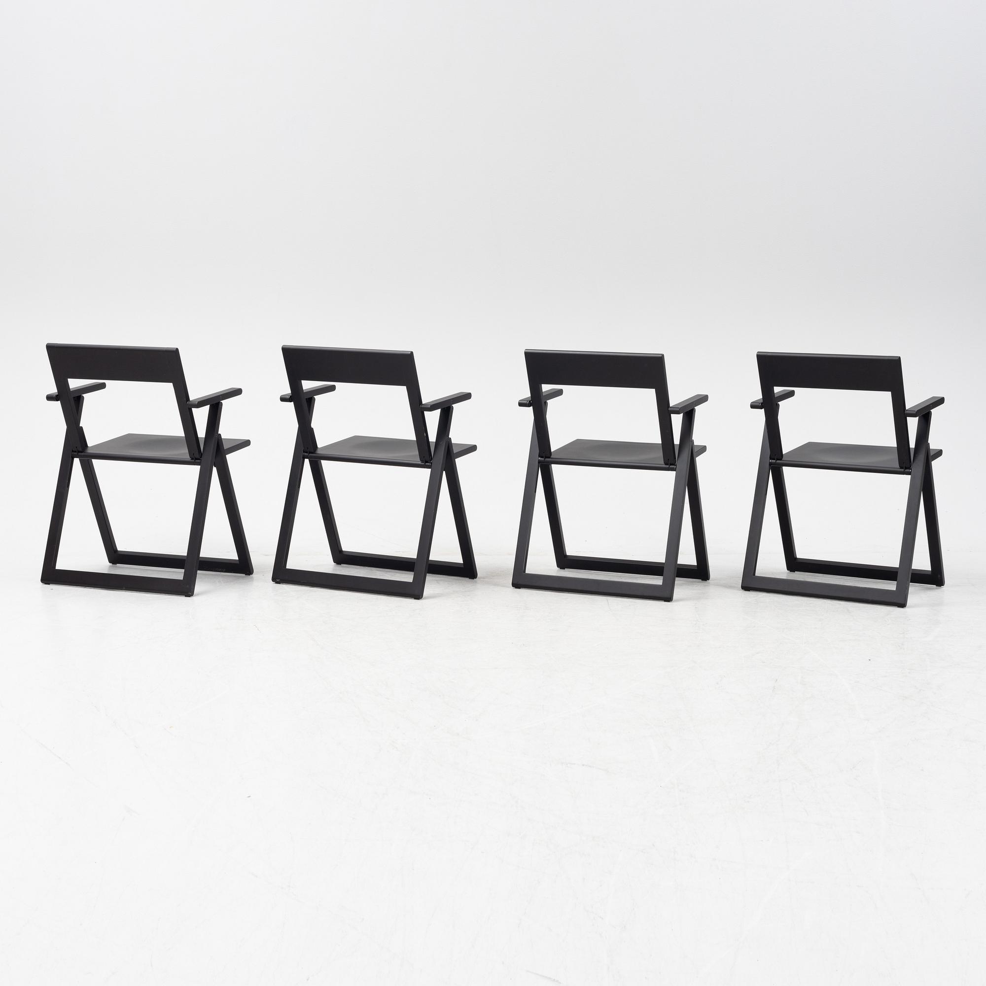 Marc Berthier, a set of four 'Aviva' chairs, Magis, Italy.