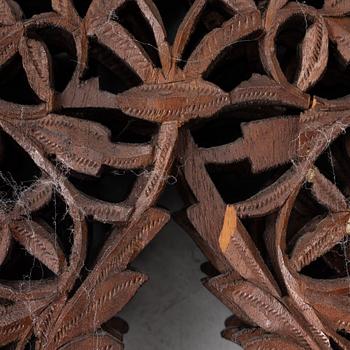 An Anglo-Indian hardwood folding Table, North India, circa 1880. .