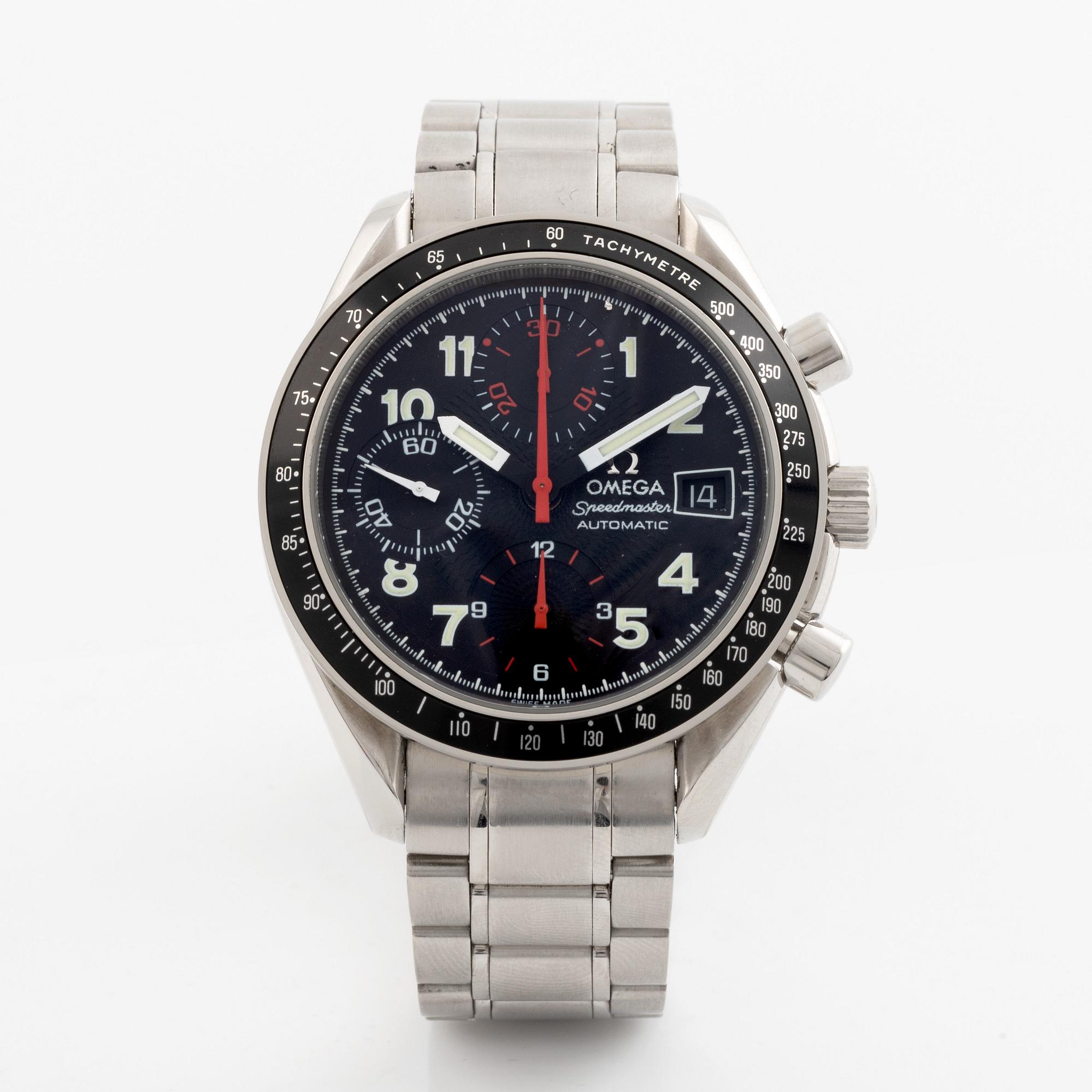 Omega, Speedmaster, armbandsur, kronograf, 39 mm.