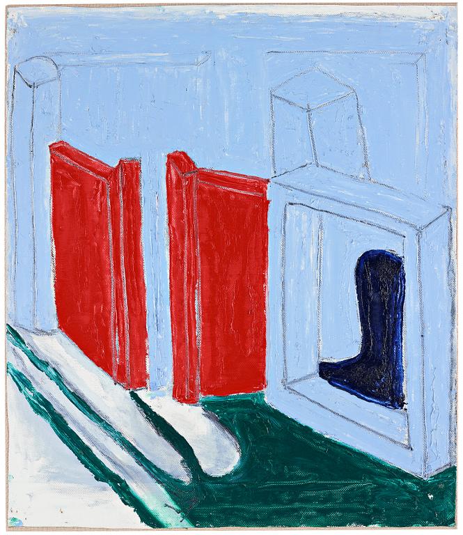 Torsten Andersson, "Studie V för Carl Larssons bakgård".