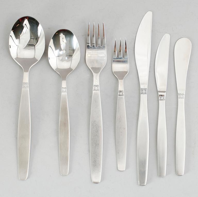 BESTICK, 58 delar, stål, "Sessan", Nilsjohan, 1900-talets andra hälft.