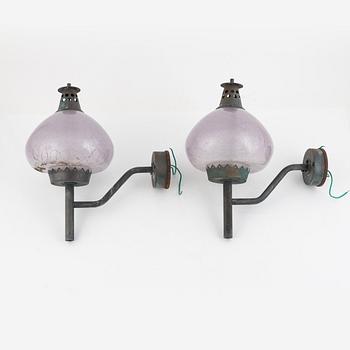 Hans-Agne Jakobsson, wall lamps, a pair, model S1591, Hans-Agne Jakobsson AB, mid-20th century.