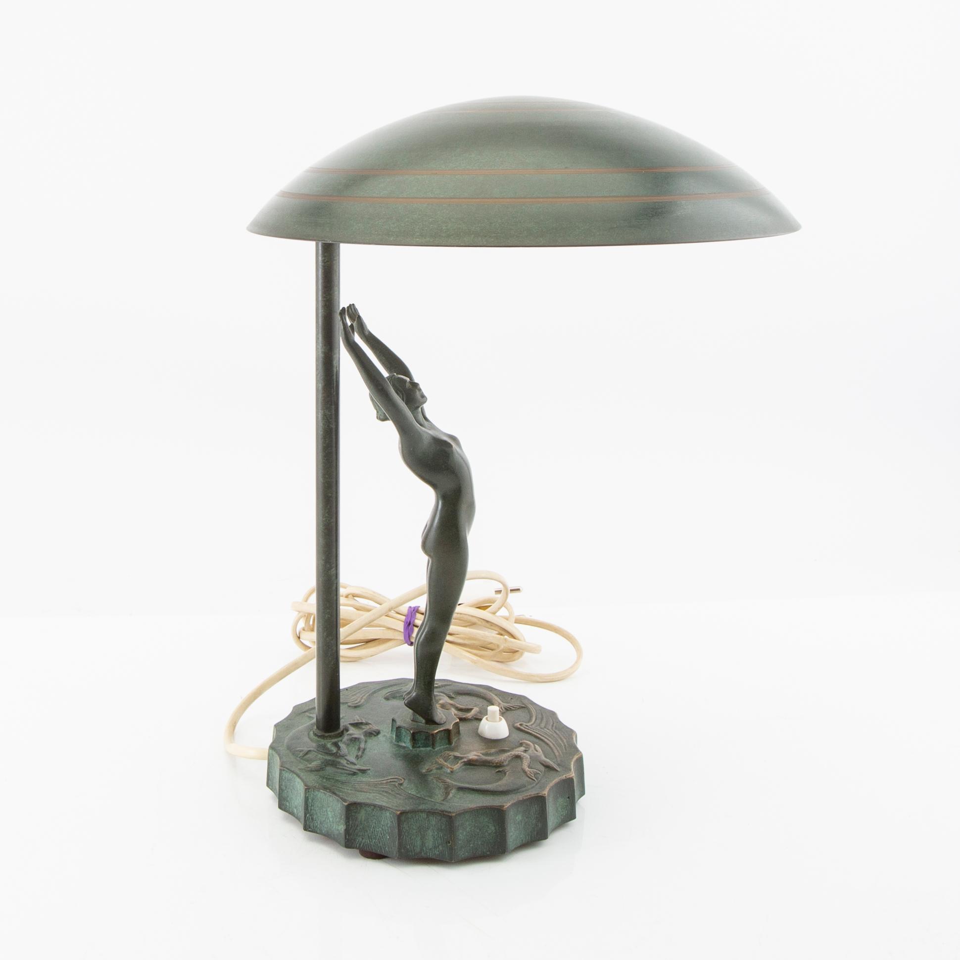 Bordslampa 1940-tal.