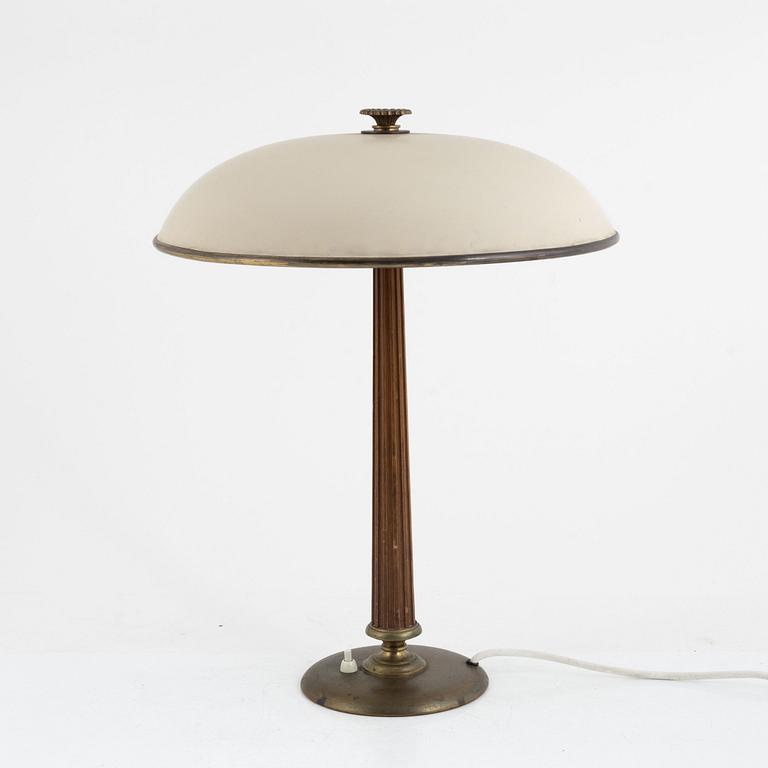 Erik Tidstrand or Bertil Brisborg (Sweden, 1910-1993), a table lamp model "30246", Nordiska Kompaniet, 1940s.