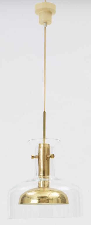 TAKLAMPA, "Crystal", Anders Pehrson, Atelje Lyktan, 1970-tal. H 45.