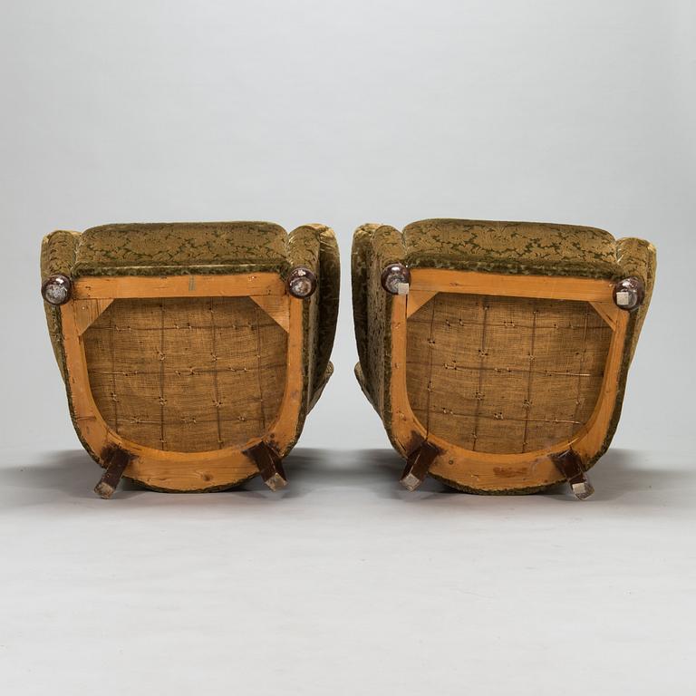 Fåtöljer, ett par, 1900-talets mitt.