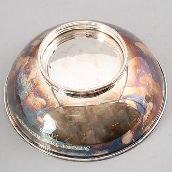 SKÅL, silver, CG Hallberg, Stockholm 1961. Vikt ca 535 gram.