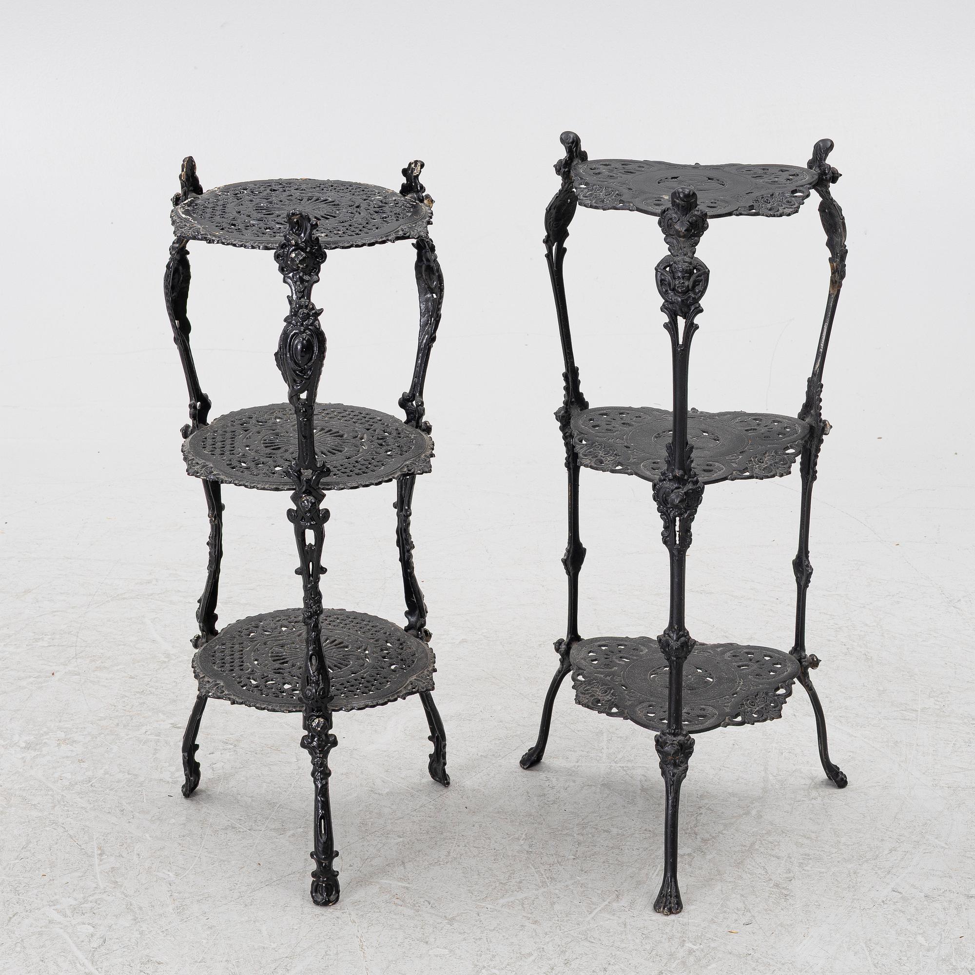 Pedestals, 2 pcs, similar, 20th century.