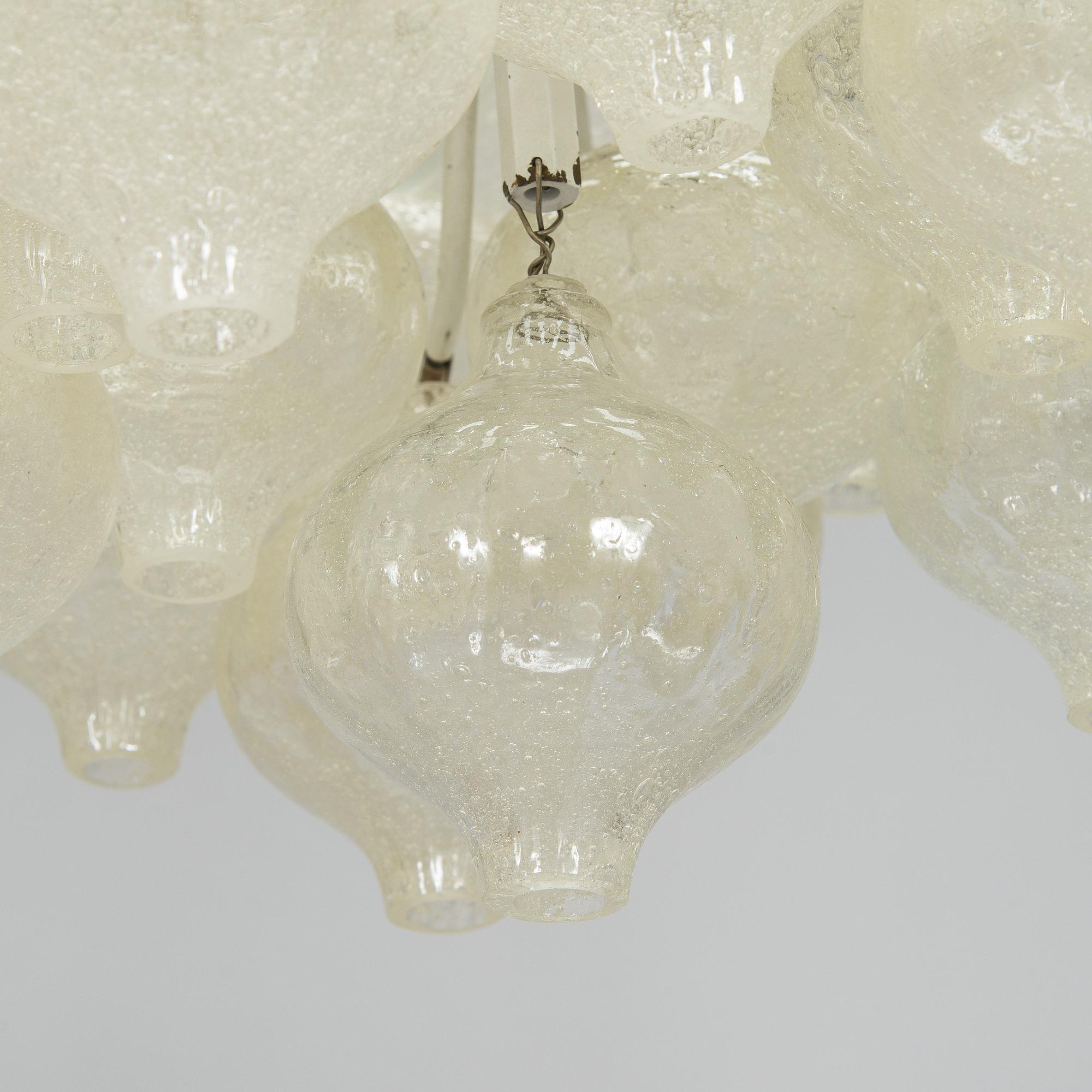 A 1960-70s ceiling lamp, model Tulipan 41 DL Flush Mount, for J. T. Kalmar.