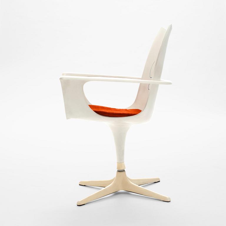 KARMSTOL, "Swivel Chair" Luigi Colani för Lusch, 1971.