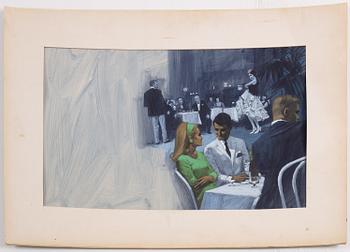 Yrjö Edelmann, Restaurant interior.
