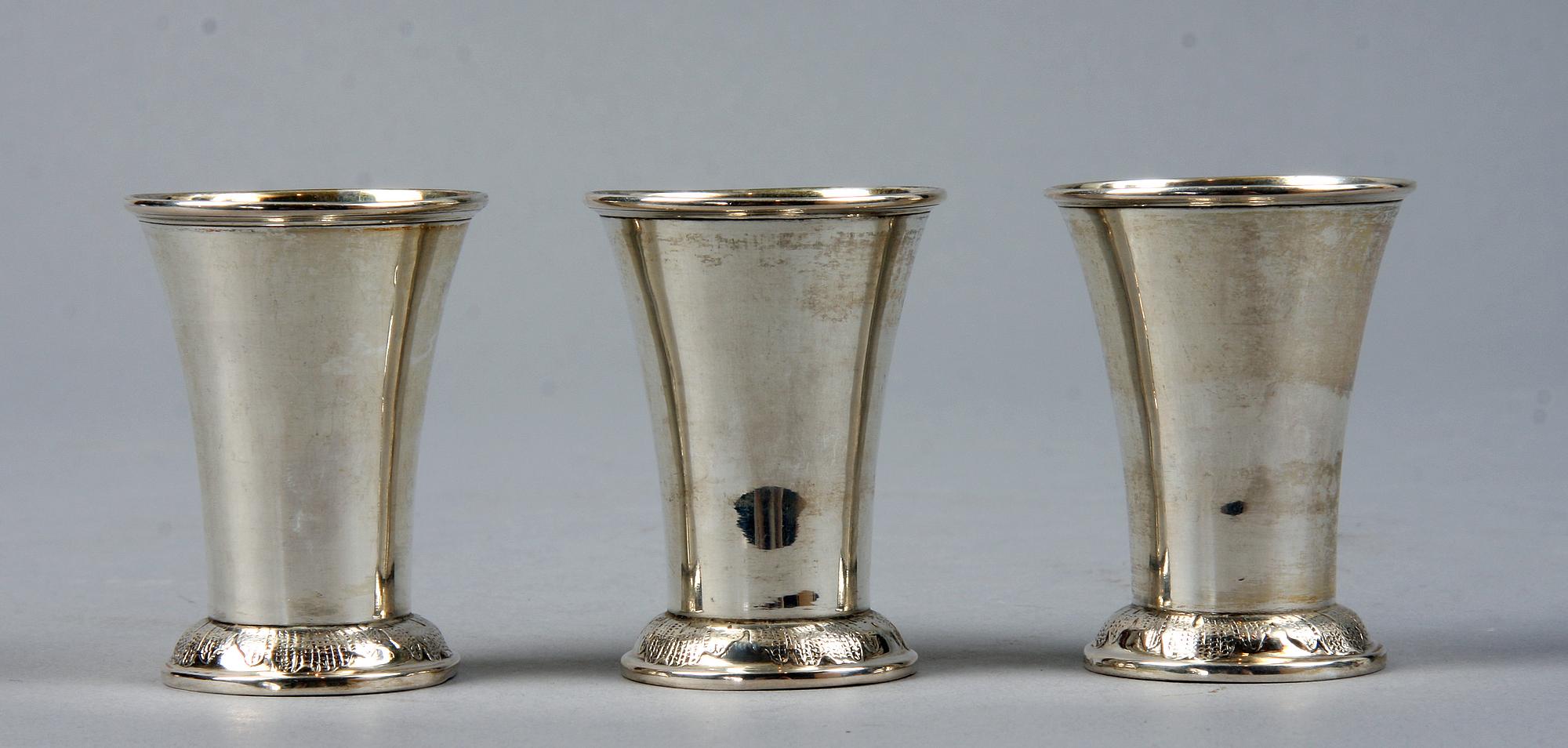 PARTI SILVER, 18 delar, 1900-tal. Vikt 510 g.