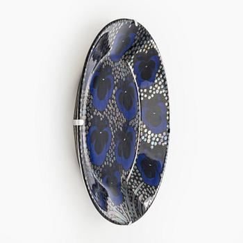 Birger Kaipiainen, a ceramic decorative plate, sample, Arabia Finland.