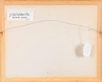 EINARI JUNTTILA, vesiväri, signeerattu ja päivätty -72.