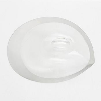 Tapio Wirkkala, konstglas, skål, signerad Tapio Wirkkala, Iittala -56.