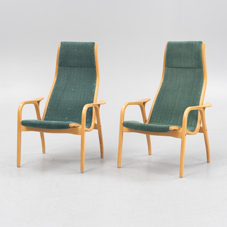 Yngve Ekström, fåtöljer, ett par, "Lamino", Swedese.