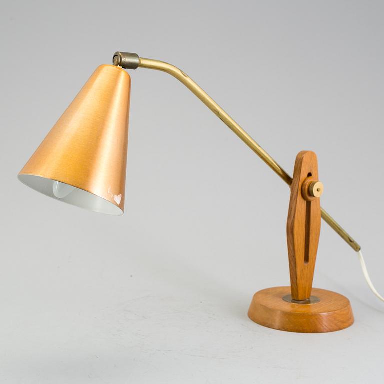 BORDSLAMPA, 1950/60-tal.