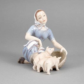 FIGURIN, porslin, Dahl Jensen, Danmark.