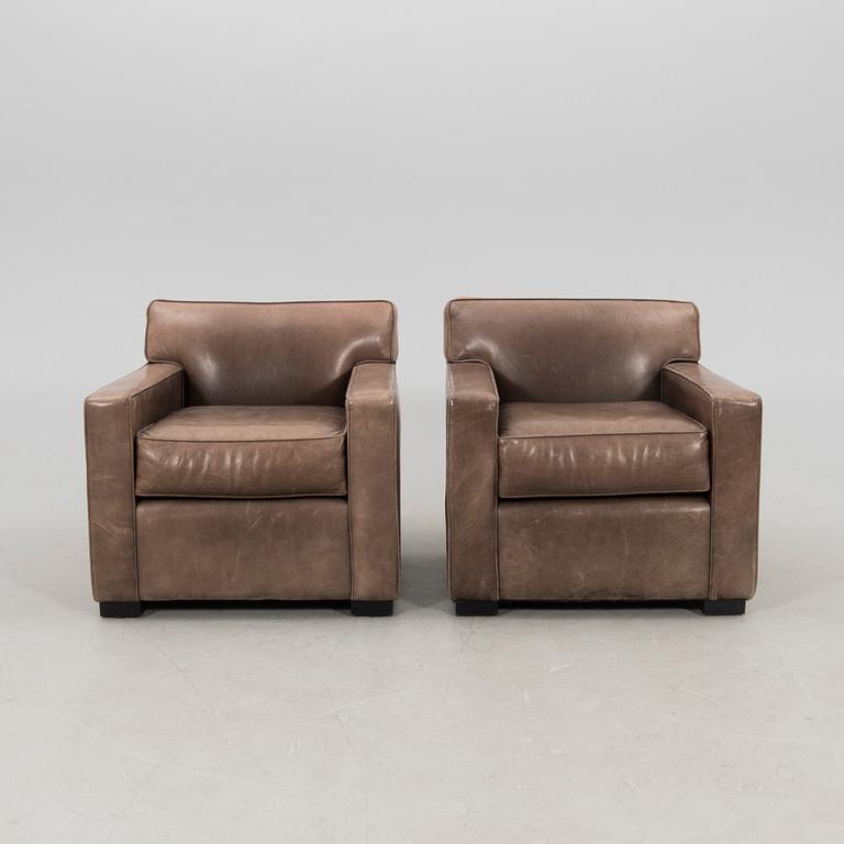 Armchairs, a pair by Lily Jack USA, late 20th/early 21st century.