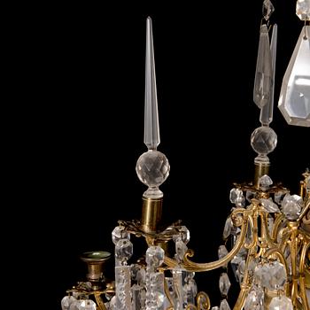 A late 19th-century chandelier.