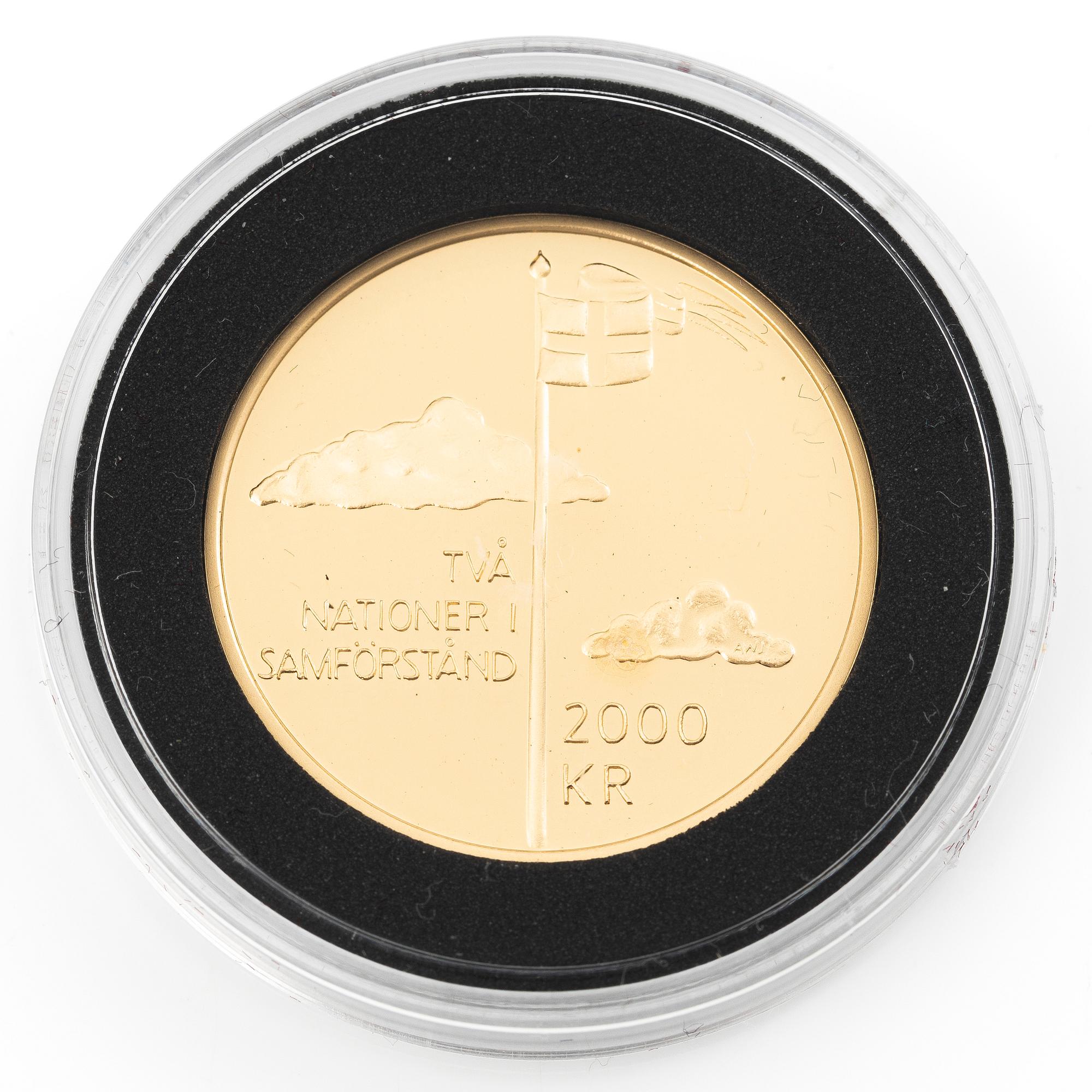 Guldmynt, Sverige, 2000 kronor, 2005.