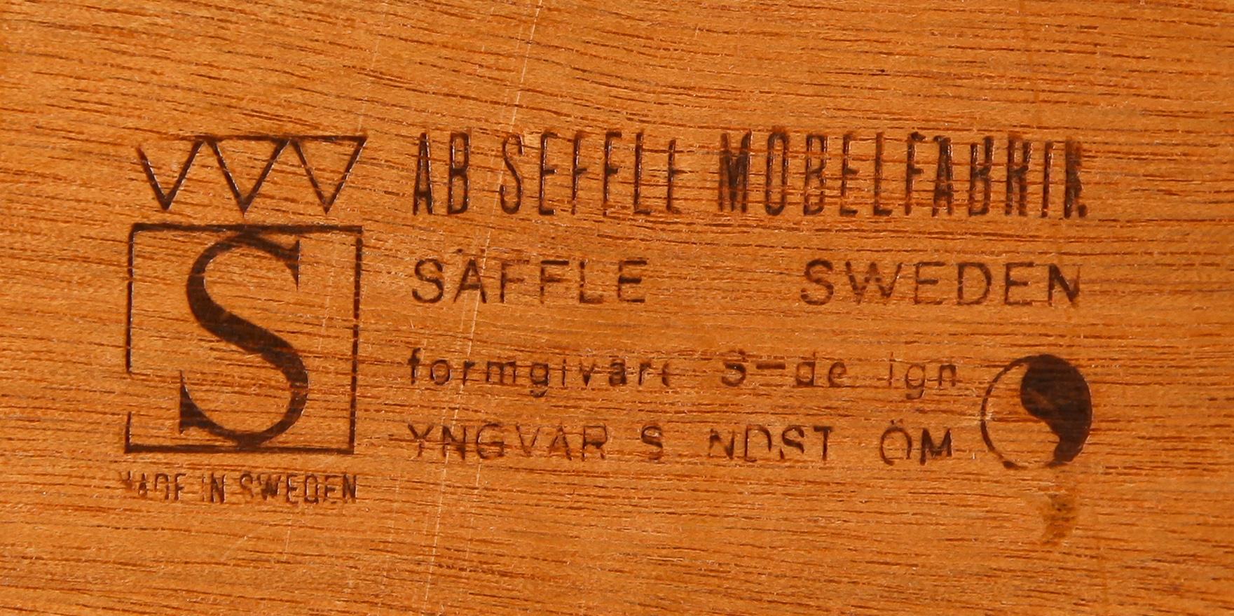 SOFFBORD, Yngvar Sandström, Seffle möbelfabrik, 1960/70-tal.