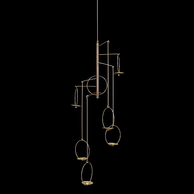 LJUSMOBIL, mässing, Timo Sarpaneva, Kaija Aarikka Finland, 1965.