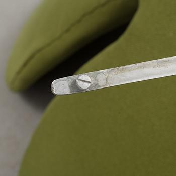 A Arne Jacobsen "Svanen" armchair and stool, second half of the 20th century.