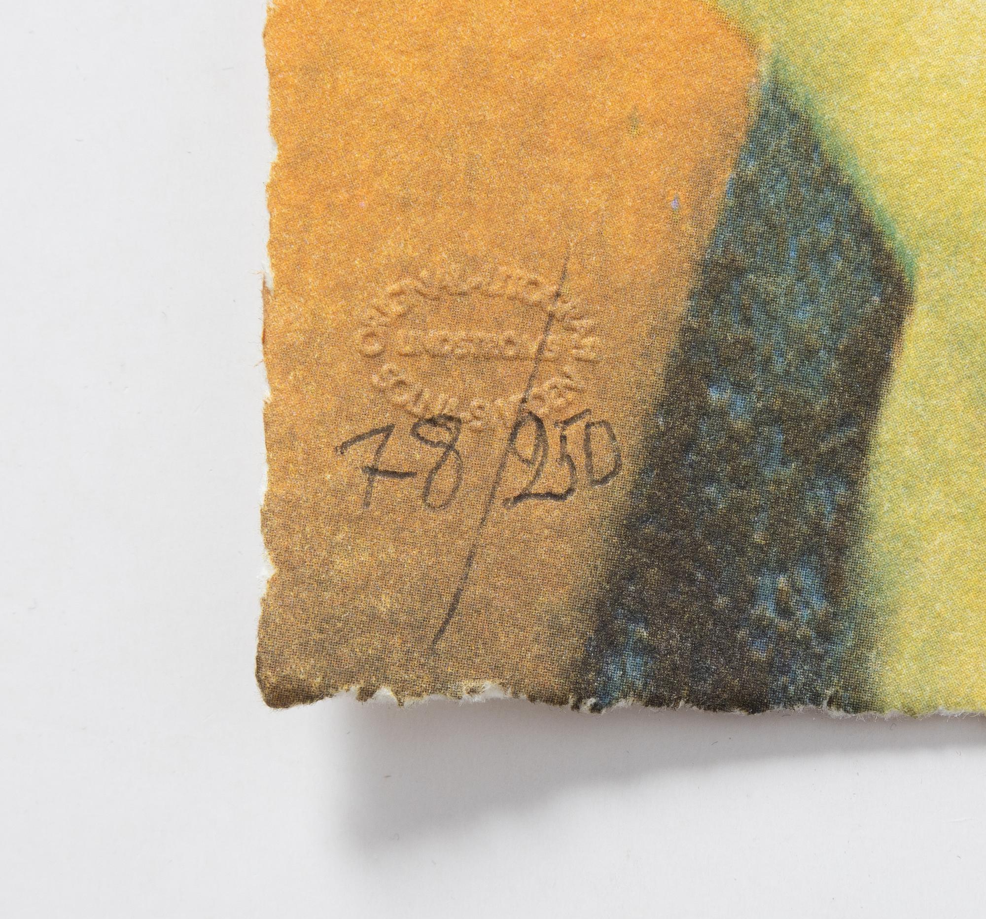 Kjartan Slettemark, lithograph in colours, signed 78/250.