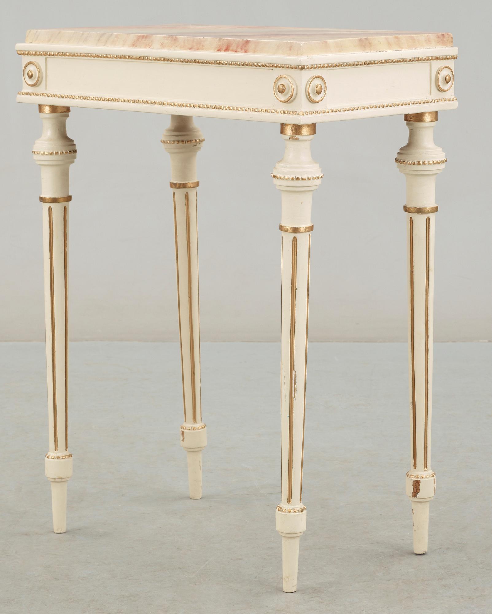 KONSOLBORD, gustaviansk stil, 1800-tal.