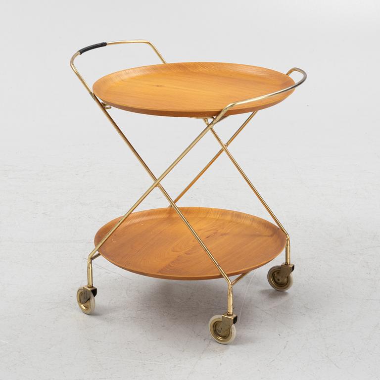 A drinks trolley, mid 20th Century.