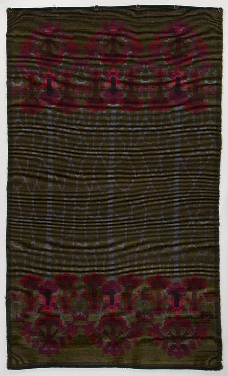 Maria Schwartsberg, a Finnish bench rug, variation modell for Friends of Finnish Handicraft. Circa 245 x 145 cm.