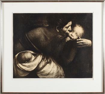 ODD NERDRUM, litografi, signerad.