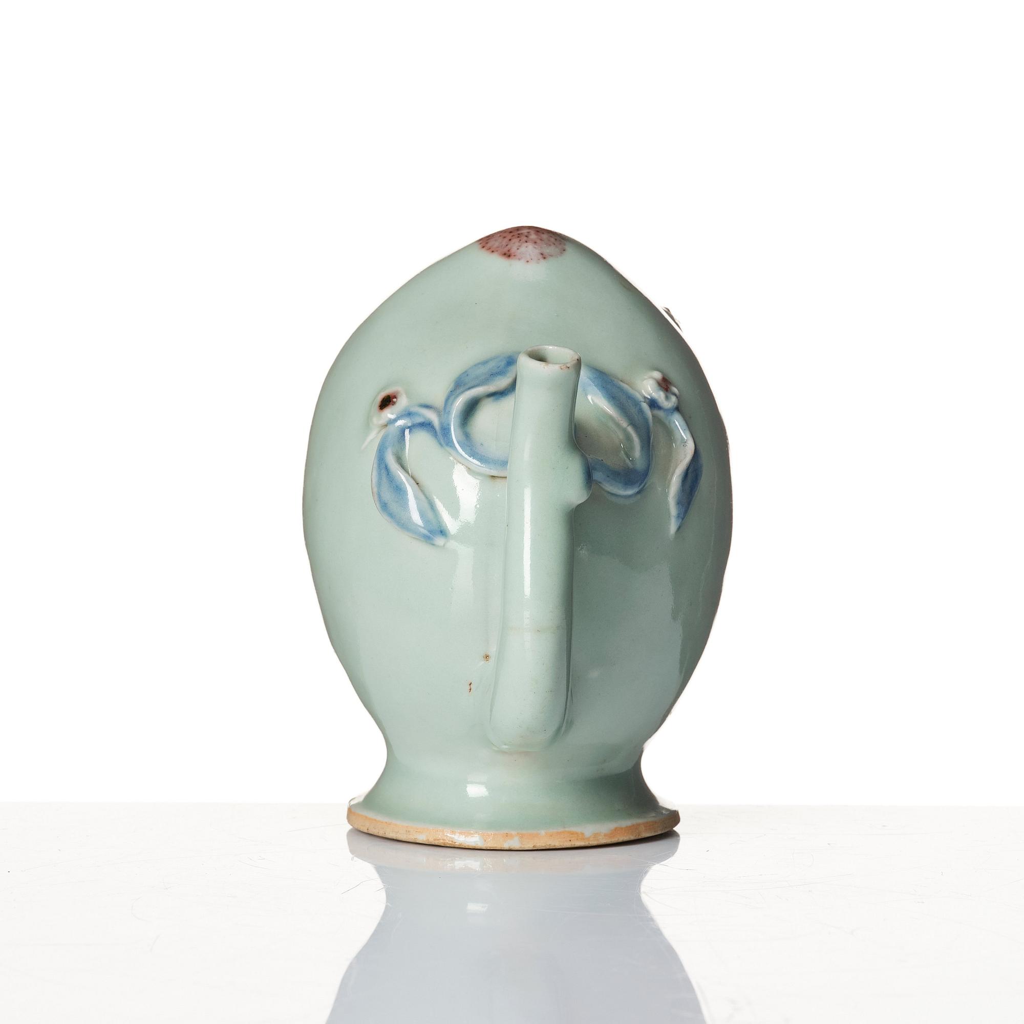 Cadogankanna, porslin. Qingdynastin, 1800-tal.