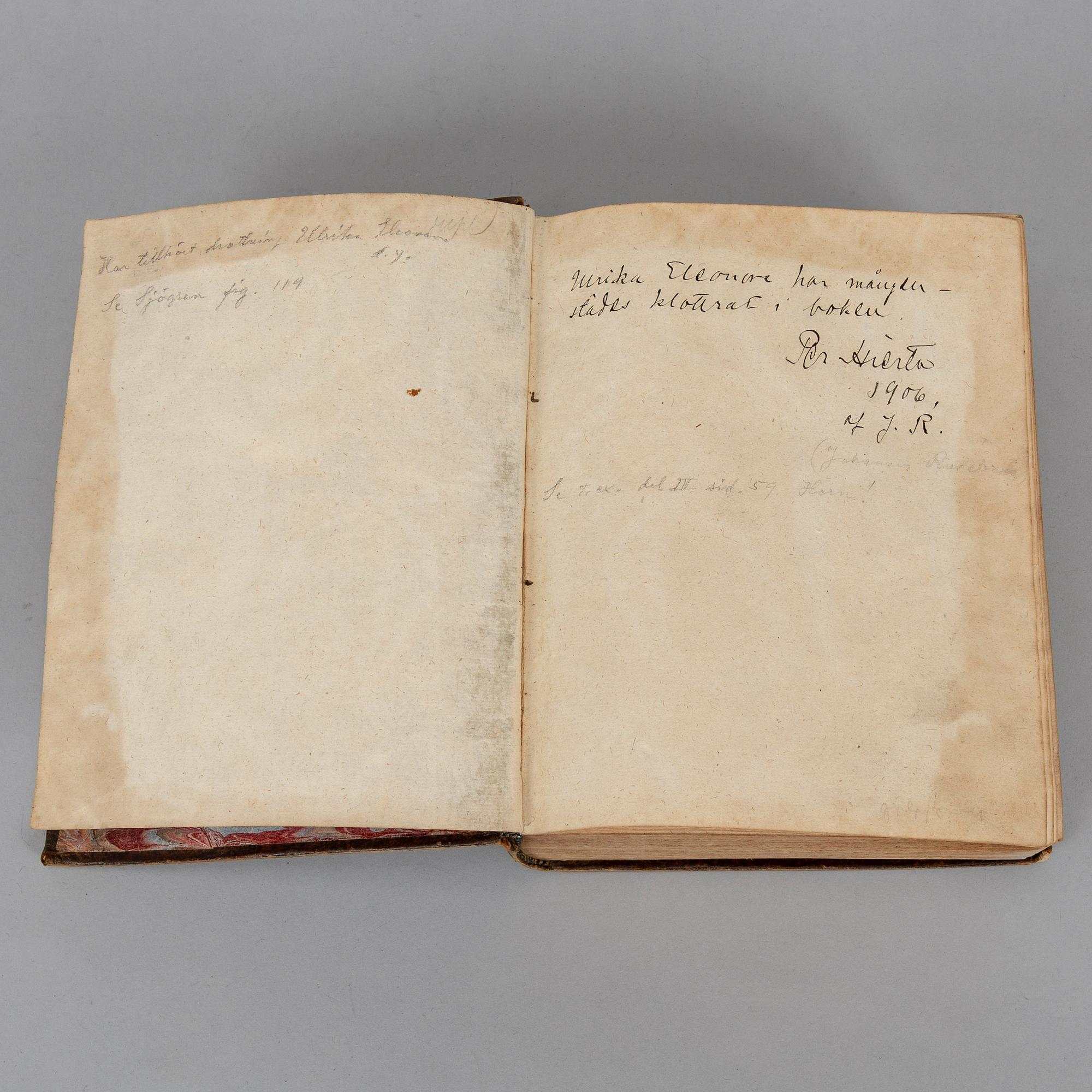 Provenance: Queen Ulrika Eleonora the Younger (1688-1741), sister of Karl XII.