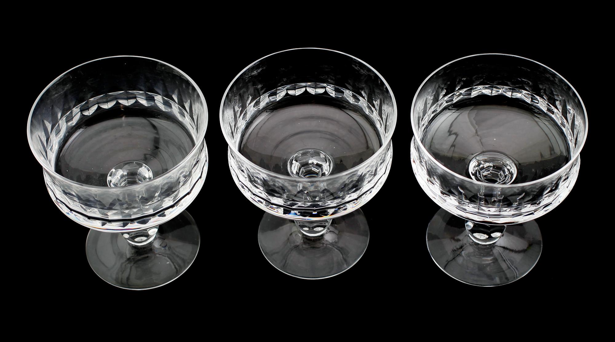CHAMPAGNESKÅLAR, 12 st, "Prince", Göran Wärff, Kosta.