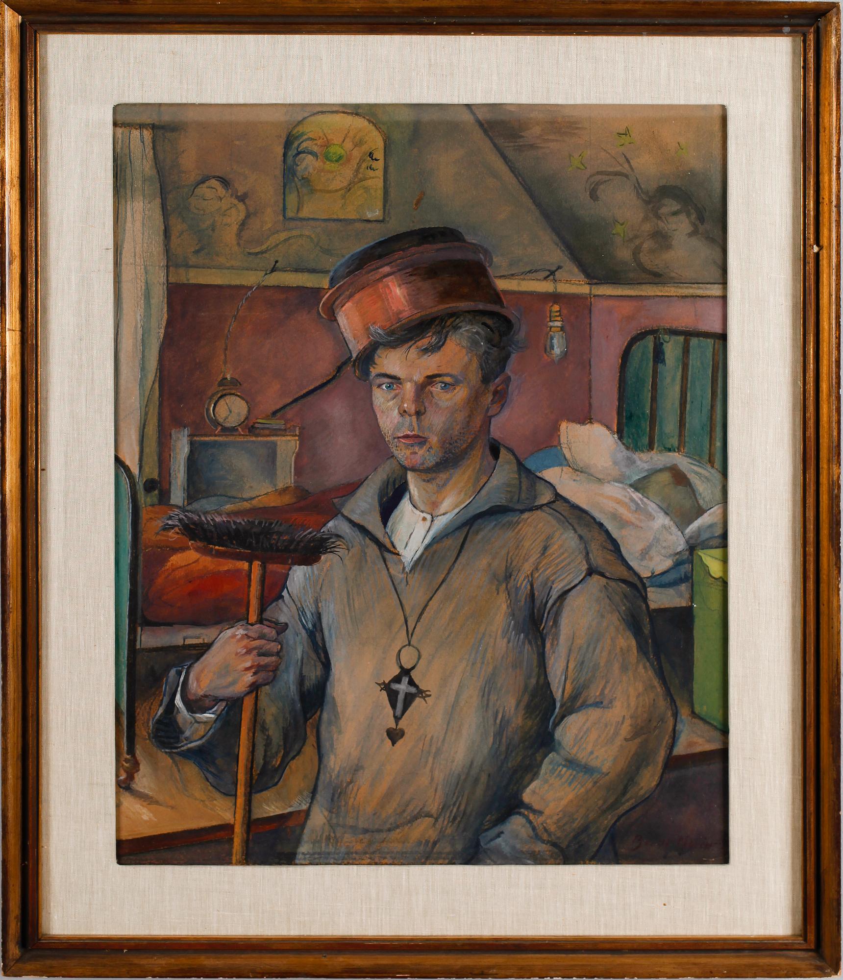 BERTIL NORÉN, blandteknik, signerad och daterad -23.