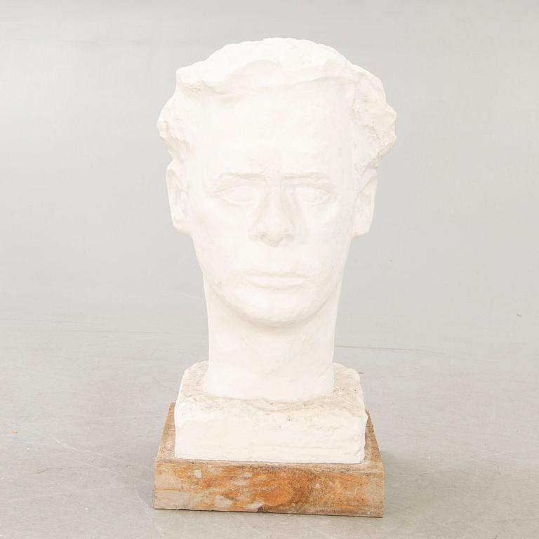 Gunnar Jonn, a signed plaster sculpture.