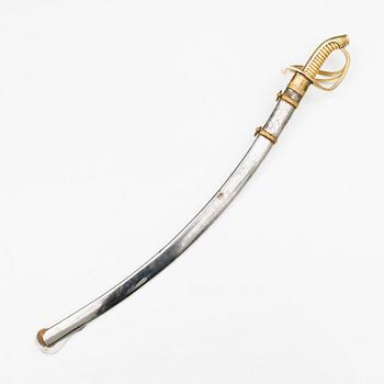 An Imperial Russian model 1827 cavalry award gold sabre.