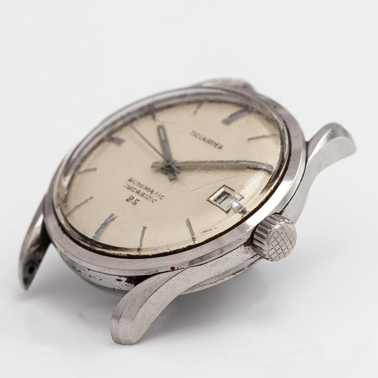 Tillander, Automatic Incabloc 25, wristwatch, 35 mm, steel, automatic.