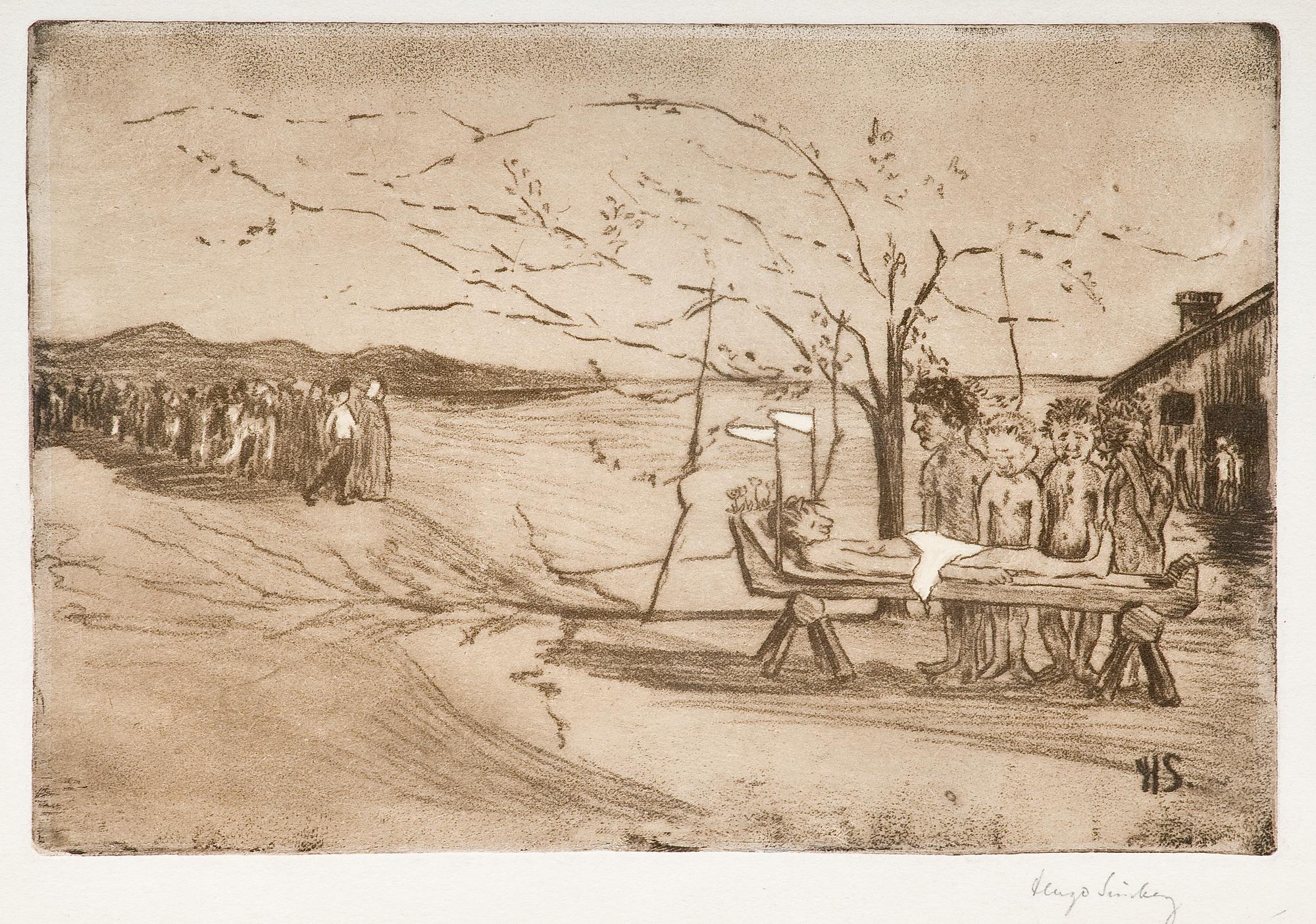 Hugo Simberg, "EN FAN HAR DÖTT".