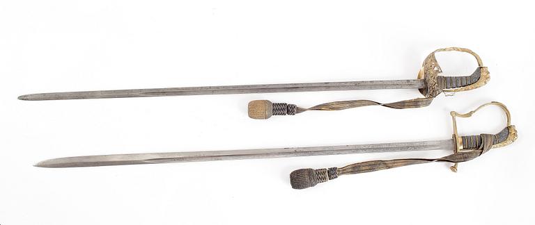 ÄMBETSMANNAVÄRJOR, 2 st, Sverige, 1800-talets slut, bl.a m/1899.