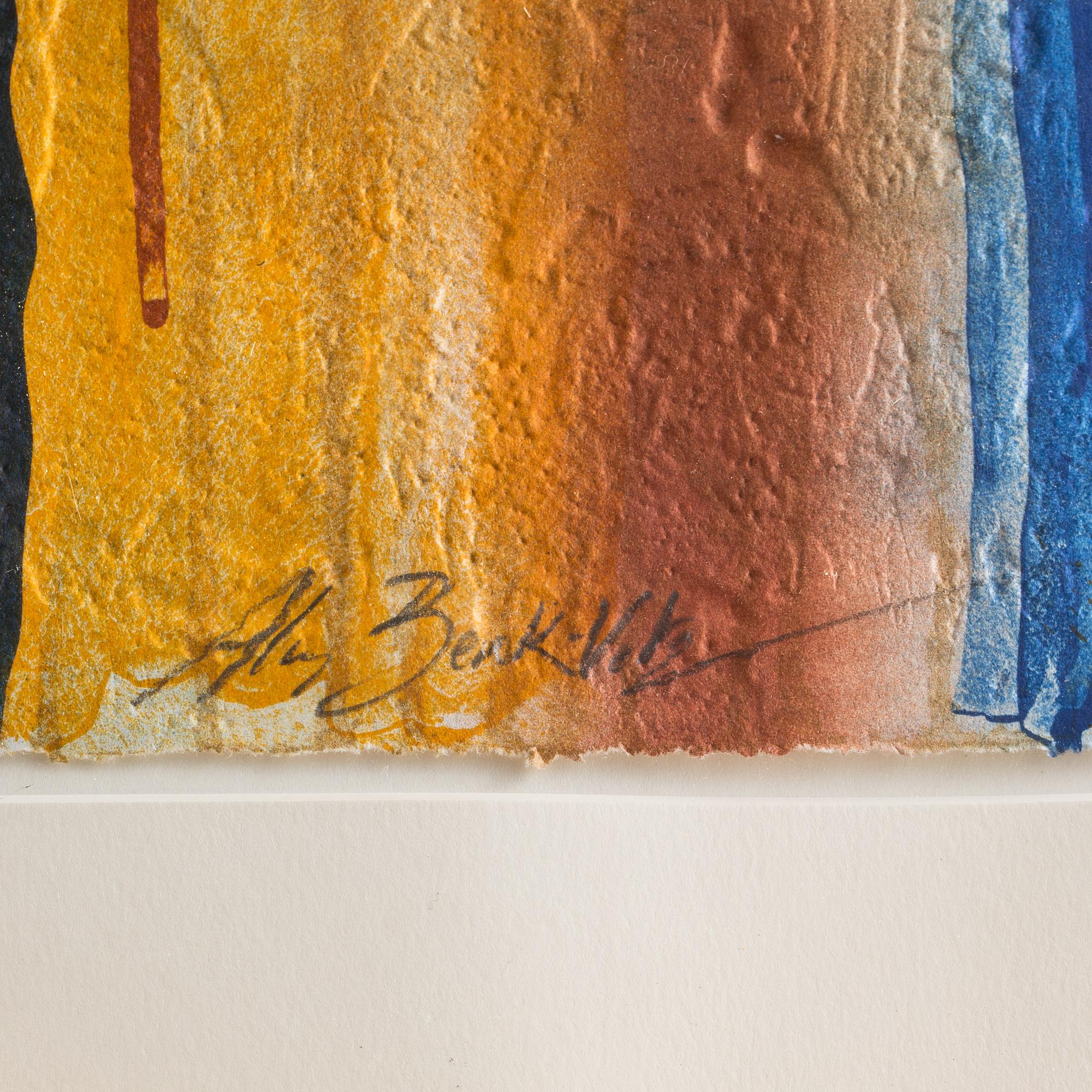 ALAIN BERCK-VITZ, carborundumetsning, signerad.